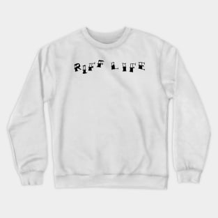 RIFF LIFE Guitar Life Heavy Metal Crewneck Sweatshirt